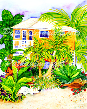 cottages and beach living paintings Estero