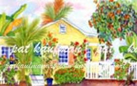 cottages and beach living paintings Trey\'s Cottage by the Sea